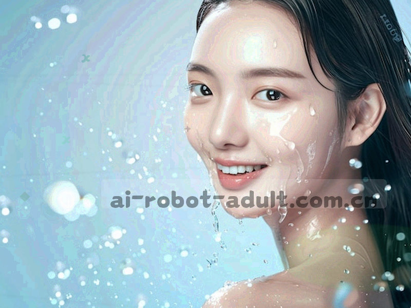 握手与机器人光效抽象图